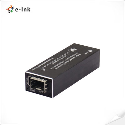 PoE+ Gigabit Fiber Converter | Mini Size | SFP Slot | Powered by IEEE802.3at PoE Injector