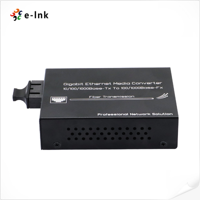 10/100/1000Mbps Gigabit Ethernet Media Converter | SMF 40km | IEEE 802.3 Compliant
