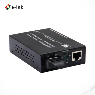 10/100/1000Mbps Gigabit Ethernet Media Converter | SMF 40km | IEEE 802.3 Compliant