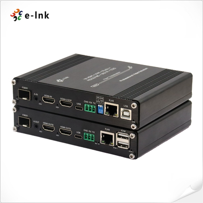 Multi-Function 4K60Hz HDMI Fiber Optic Extender - KVM, IR, RS232, EDID & Network Transmission