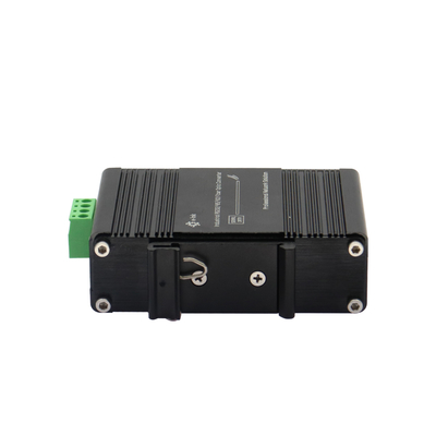 Industrial Ethernet-Serial Media Converter RS232/485/422 SFP, DIN Rail Mount