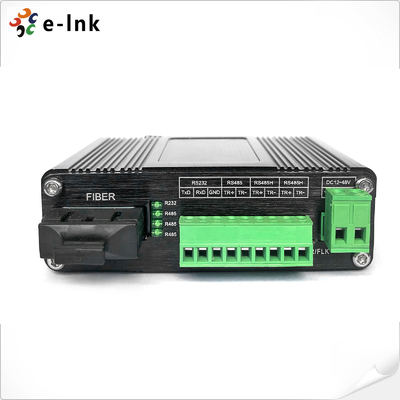 Industrial Serial to Fiber Converter, RS232 RS485 RS422, 80km Single Mode Support