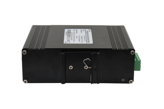 Gigabit Industrial PoE+ Switch, 8x RJ45 + 6x SFP, 802.3at DIN Rail Mount