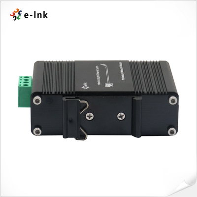 Industrial 5-Port Ethernet Switch, 4 PoE Ports + 1 Gigabit, 12~48VDC Power, CE/FCC Certified