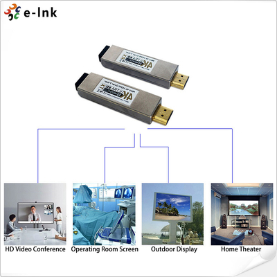 Micro 4K HDMI Optical Transceiver with Double Power Supply USB Power Input