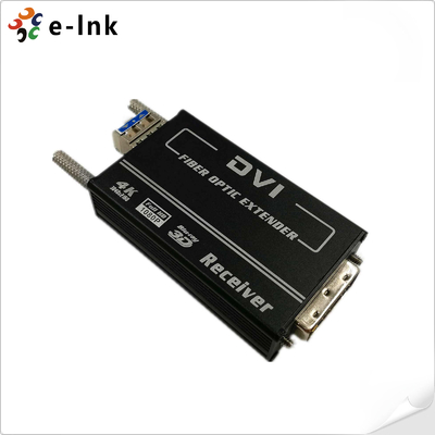 High-Quality DVI Fiber Extender with 4K Resolution & HDMI Compatibility