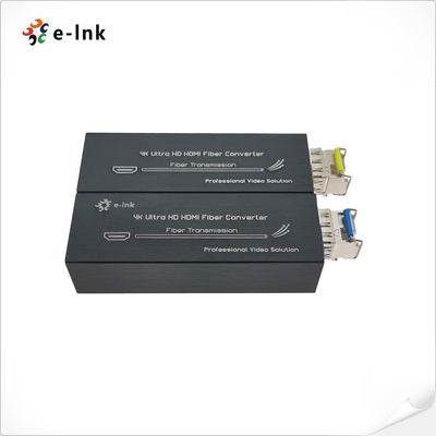 4Kx2K HDMI Fiber Extender Uncompressed Signal 80km Transmission Distance RoHS Certified