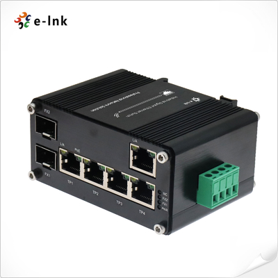 PoE Pass-Through Switch with 95W Input and 71W Output for Harsh Environments