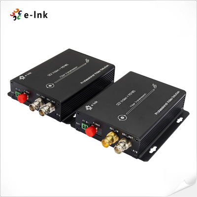 HD-SDI Fiber Converter with Embedded Audio & RS422/485 Data Transmission