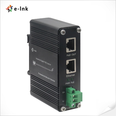LNK-INJ301 Hardened Gigabit PoE Injector, 12–48VDC Wide Voltage Range,Support IEEE802.3at