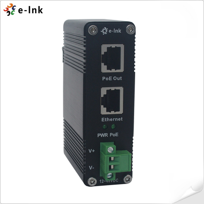LNK-INJ301 Hardened Gigabit PoE Injector, 12–48VDC Wide Voltage Range,Support IEEE802.3at
