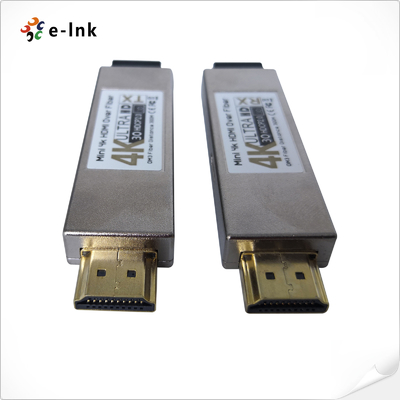 Mini 4K HDMI Fiber Optic Transceiver Supports HDMI 1.4a up to 300m Distance
