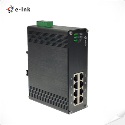 8-Port 10/100Base-TX Hardened Unmanaged Industrial Ethernet Switch