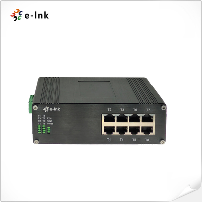 8-Port 10/100Base-TX Hardened Unmanaged Industrial Ethernet Switch