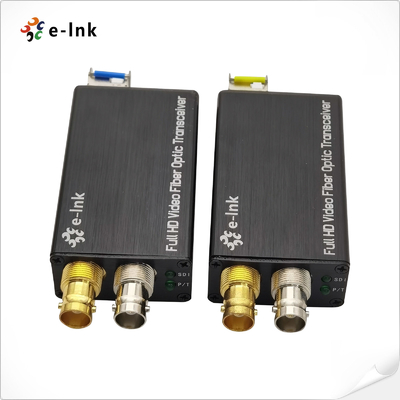 Mini 3G/HD-SDI Fiber Converter with 1-Channel Bi-Directional Video Transmission