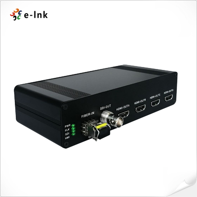 LNK-3G-1V4H 3G-SDI Video Over Fiber Converter with SDI Loop-Out and HDMI Outputs