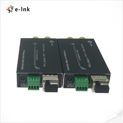 Mini 12G-SDI to Fiber Optic Converter with Audio, Tally, and RS485 Support