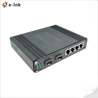 Industrial Ethernet Switch with 4 TP Ports and 2 Fiber Ports for Integrating Networks
