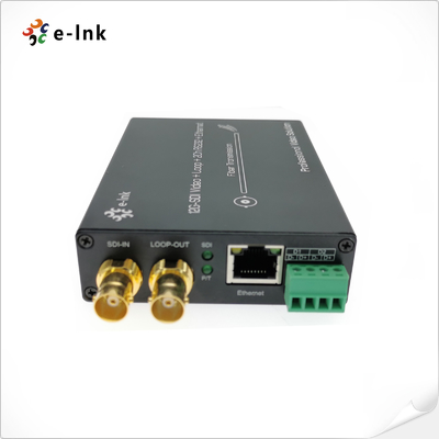 LNK-12GSDI Series Fiber Converter with 4K UHD Video, Loop-out, Gigabit Ethernet & RS485