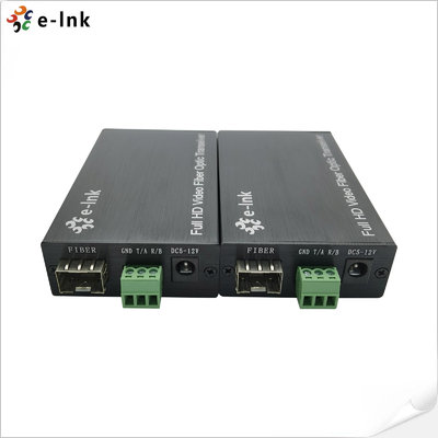 HDMI Fiber Extender with Bidirectional Audio & RS232 up to 1920×1200@60Hz 20km