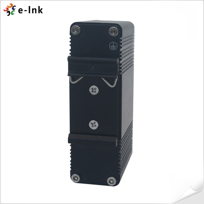 Industrial Ethernet Switch PoE+ SFP Fiber Port 12-48V DC Input