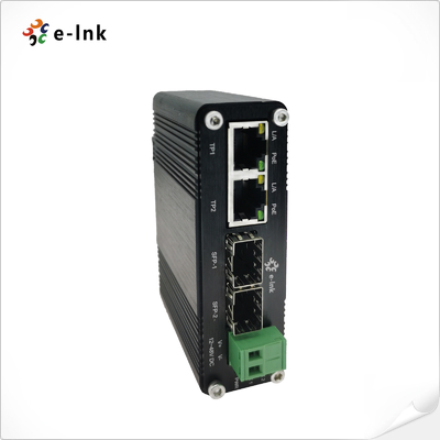 Industrial Ethernet Switch DIN Rail SFP Support 90W PoE++