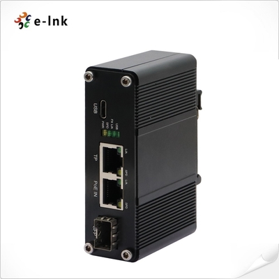 Compact USB-C Ethernet Adaptor with Gigabit RJ-45 and Fiber Support