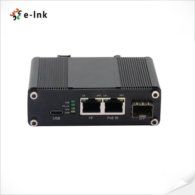 Compact USB-C Ethernet Adaptor with Gigabit RJ-45 and Fiber Support