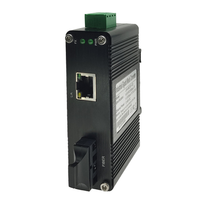 Industrial Gigabit Fiber Media Converter SC Port 100M/1000M -40~75°C