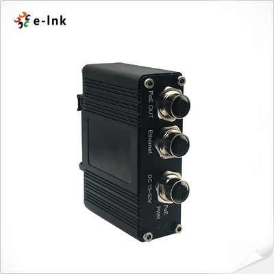Industrial Grade 90W PoE Injector M12 Connector 802.3bt Standard