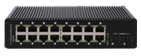 16 Port Gigabit Managed Switch 2 SFP L2+ Routing Industrial IP40 6KV Protection