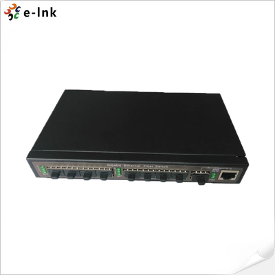 E-link LNK-FS801M Managed Gigabit Fiber Switch 9 Ports WEB Management