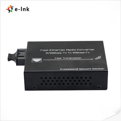10/100M Fast Ethernet Media Converter with Fiber Support up to 120km