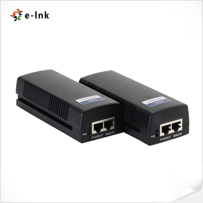 30W IEEE802.3at PoE Injector Reliable 48V Power for IP Cameras APs