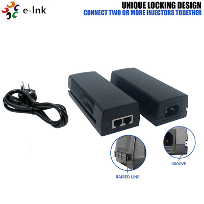 30W IEEE802.3at PoE Injector Reliable 48V Power for IP Cameras APs