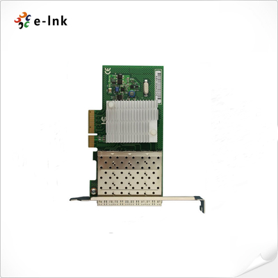 Intel 82580EB Network Card Quad SFP Ports PCIe X4 Virtualization Ready
