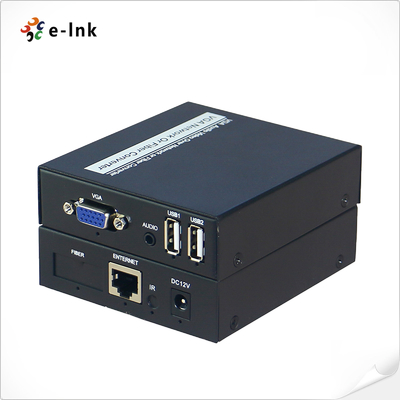 VGA KVM Extender Long Distance Single Cable USB Audio