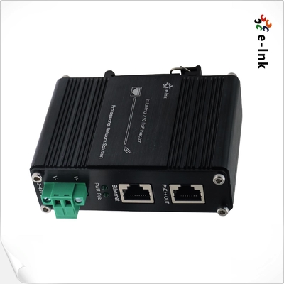 Industrial 2.5G PoE Injector 95W 802.3bt LTPoE Compliant 100m Range