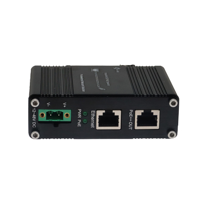 Industrial 60W 5G PoE Injector 30m Distance High Power 802.3at Compatible