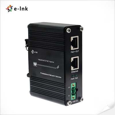 Industrial 95W 8023bt PoE Injector 5G Speed 30m Range 12-48VDC Input