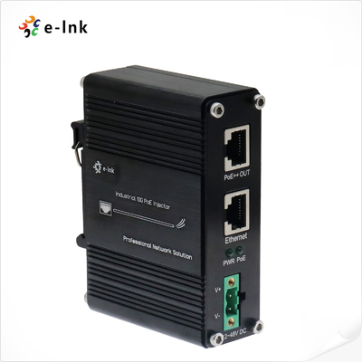 Industrial 95W 802.3bt PoE Injector 10G Speed 30m Range Voltage Booster