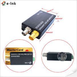 Mini Converter Optical Fiber 12G-SDI with Reverse RS485 and loop out Single Mode Fiber LC Connector 20KM