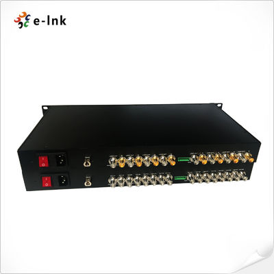 4 Channel Bidirectional 3G SDI Fiber Converter 120km