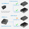 Micro Type 10/100/1000Base-Tx To 100/1000Base-Fx Ethernet Media Converter  Single Mode, 20km, 1310nm, SC