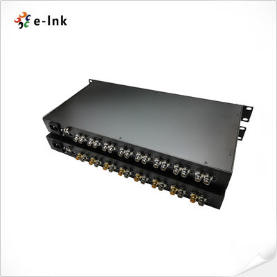 8Ch 3G 1Ch 10G SDI To Fiber Optic Converter 1310nm Rack Mount