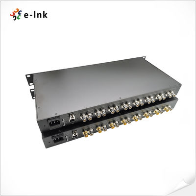 8Ch 3G 1Ch 10G SDI To Fiber Optic Converter 1310nm Rack Mount