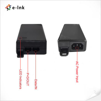 FCC 328ft High Power POE Injector 10/100/1000Mbps 95W Plastic Case