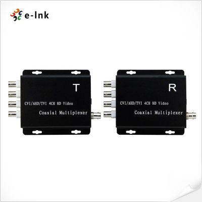 Analog Video Multiplexer 4 Channels CVI AHD TVI HD Coaxial Multiplexer For 2MP Camera