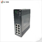 Unmanaged Industrial Ethernet Media Converter 8 Port 10/100BASE-T 58VDC FCC