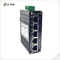 DIN Rail Industrial Ethernet POE Switch 4 Port 10/100TX PoE IP40 Rugged